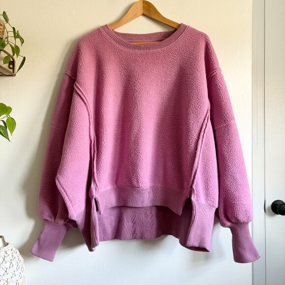 We the Free Cozy Camden Sweatshirt in Pink - Picture 2 of 6